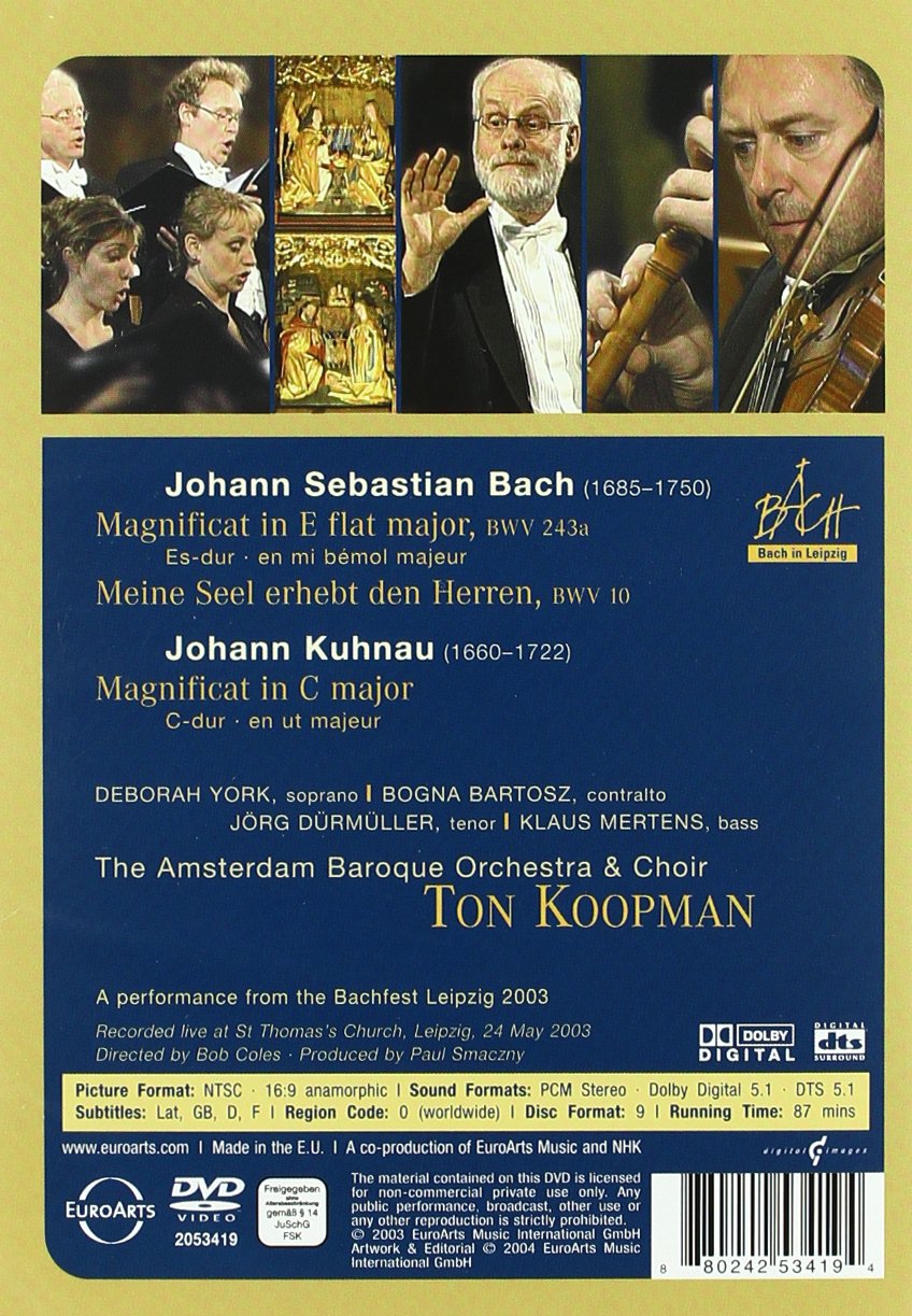 BACH: Magnificat DVD - slide-1