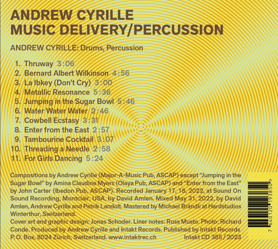 Cyrille: Music Delivery / Percussion - slide-1