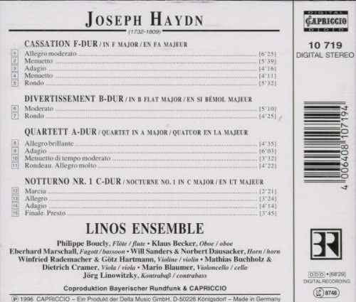 Haydn: Chamber Music for Wind and Strings - slide-1
