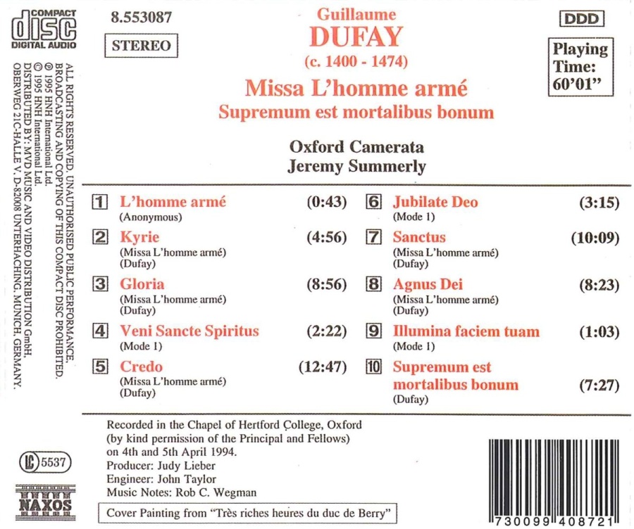 DUFAY: Missa L'homme armé - slide-1