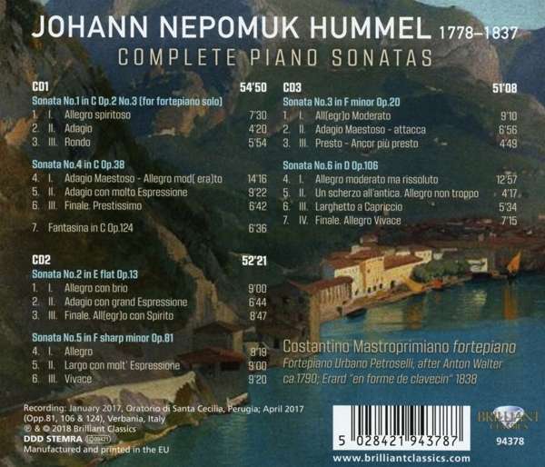Hummel: Complete Piano Sonatas - slide-1