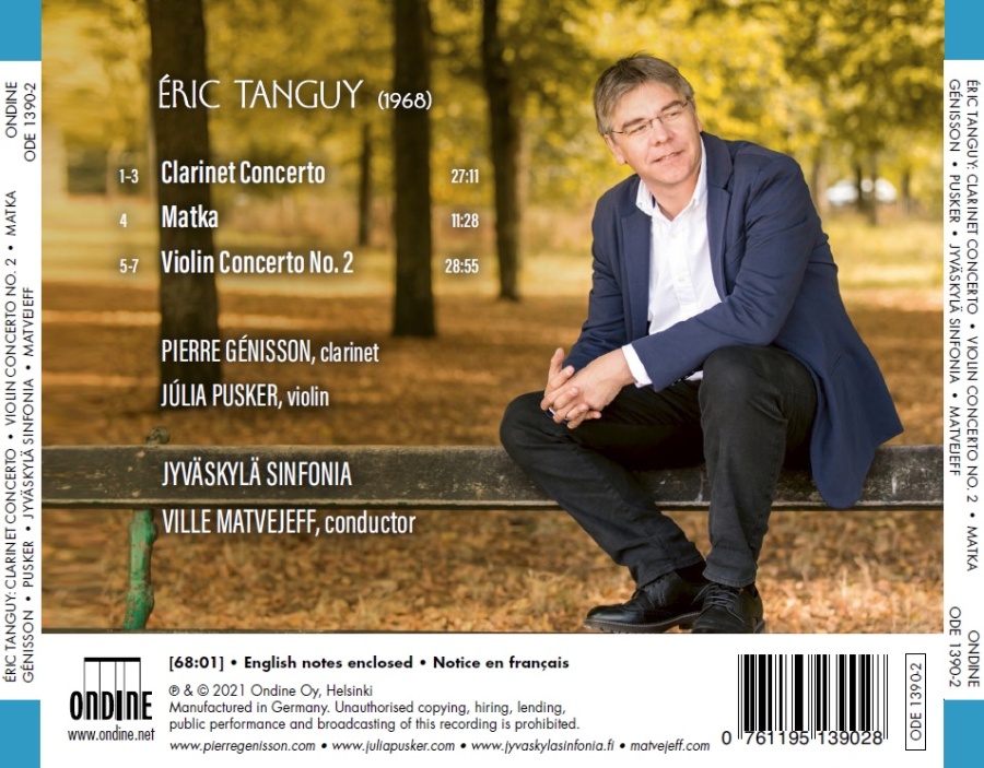 Tanguy: Clarinet Concerto; Violin Concerto No. 2; Matka - slide-1