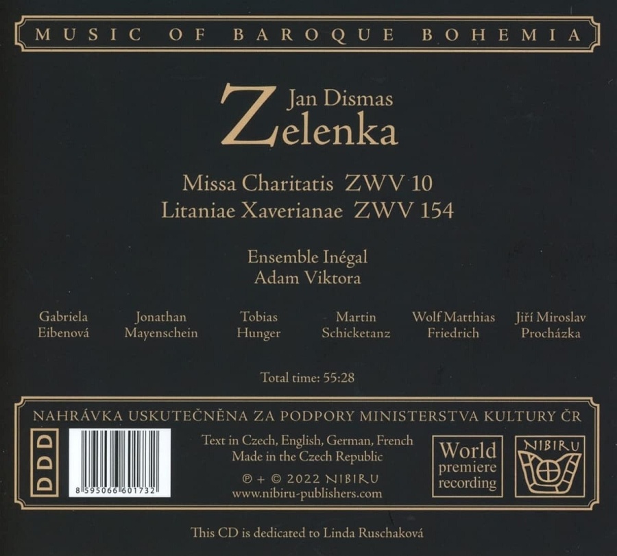 Zelenka: Missa Charitatis; Litaniae Xaverianae - slide-1