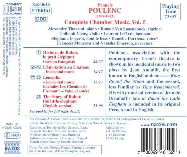 POULENC: Complete Chamber Music vol. 5 - slide-1