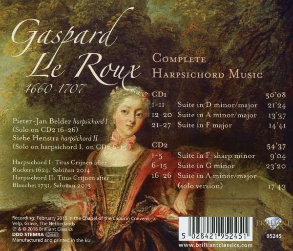 Le Roux: Complete Harpsichord Music - slide-1