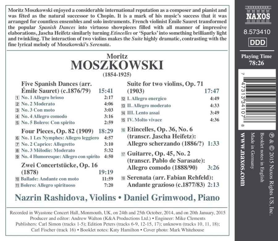 Moszkowski: Works for Violin and Piano - slide-1