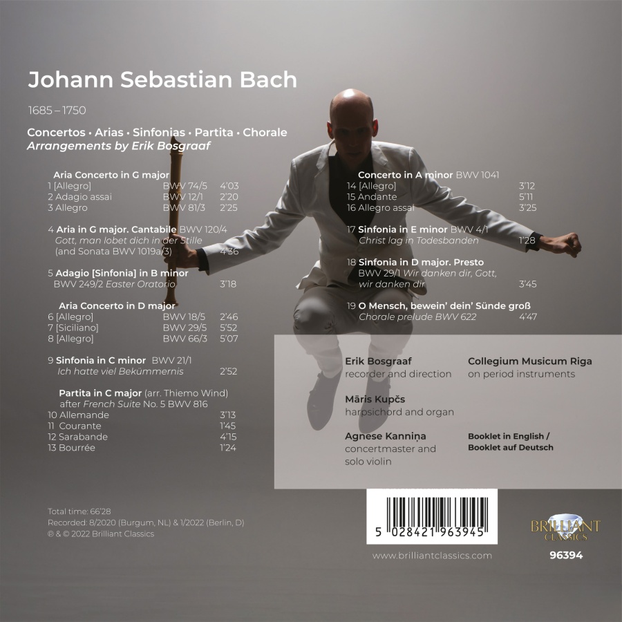 Bach: Concertos for Recorder Vol. 2 - slide-1