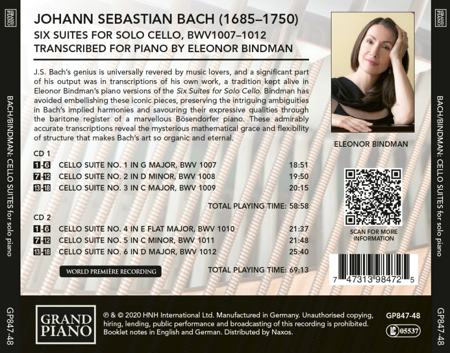 Bach: Cello Suites for Solo Piano - slide-1