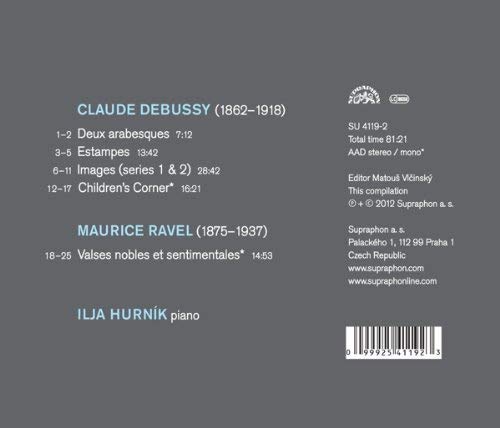 Debussy: Deux arabesques, Estampes, Images, Children’s Corner, Ravel: Valses nobles et sentimentales - slide-1