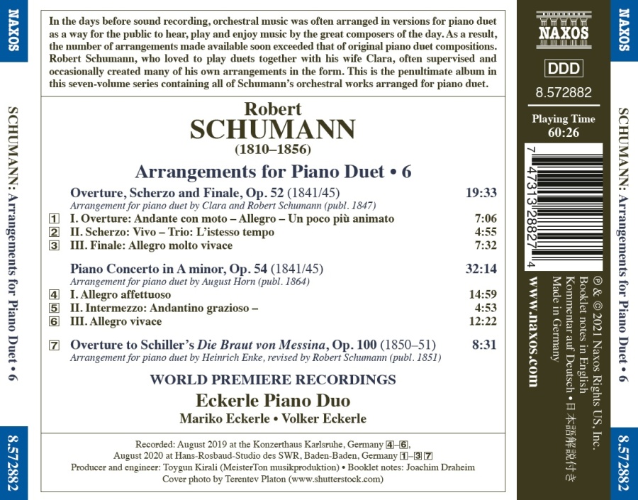 Schumann: Arrangements for Piano Duet Vol. 6 - slide-1