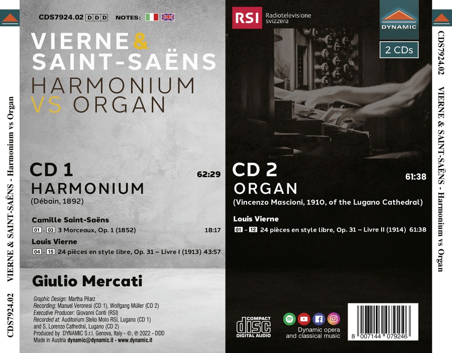 Vierne & Saint-Saëns: Harmonium vs Organ - slide-1