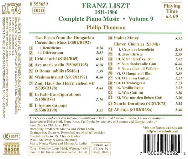 LISZT: Piano Music vol. 9 - slide-1