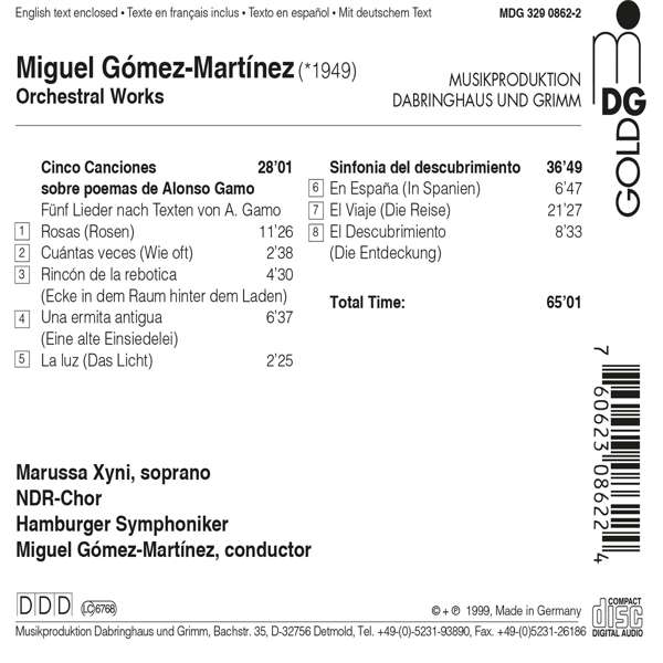 GOMEZ-MARTINEZ: Orchestral Works - slide-1