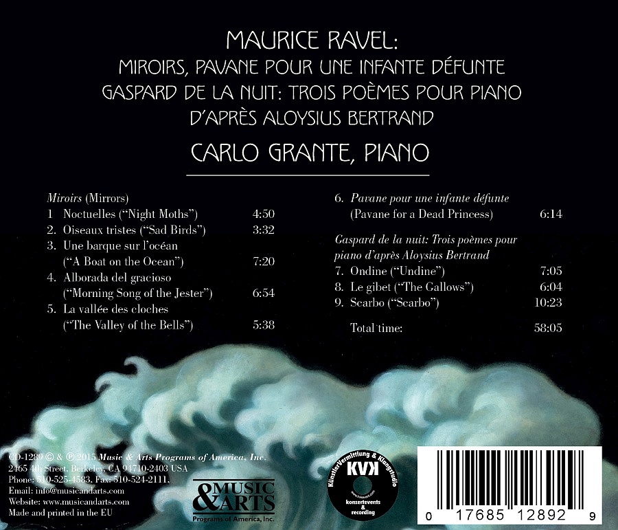 Ravel: Miroirs, Gaspard de la nuit & Pavane - slide-1