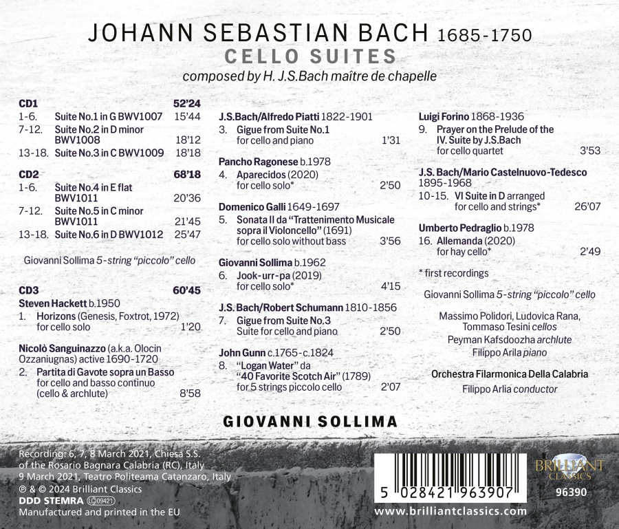 Bach: Cello Suites - slide-1