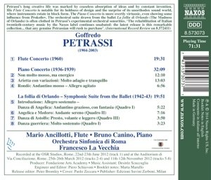 Petrassi: Piano Concerto, Flute Concerto, La follia di Orlando - Ballet Suite - slide-1