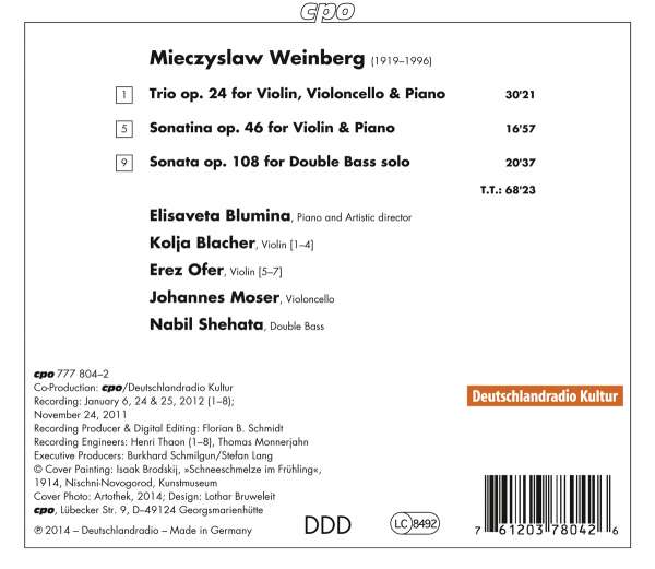 Weinberg: Chamber Music - slide-1