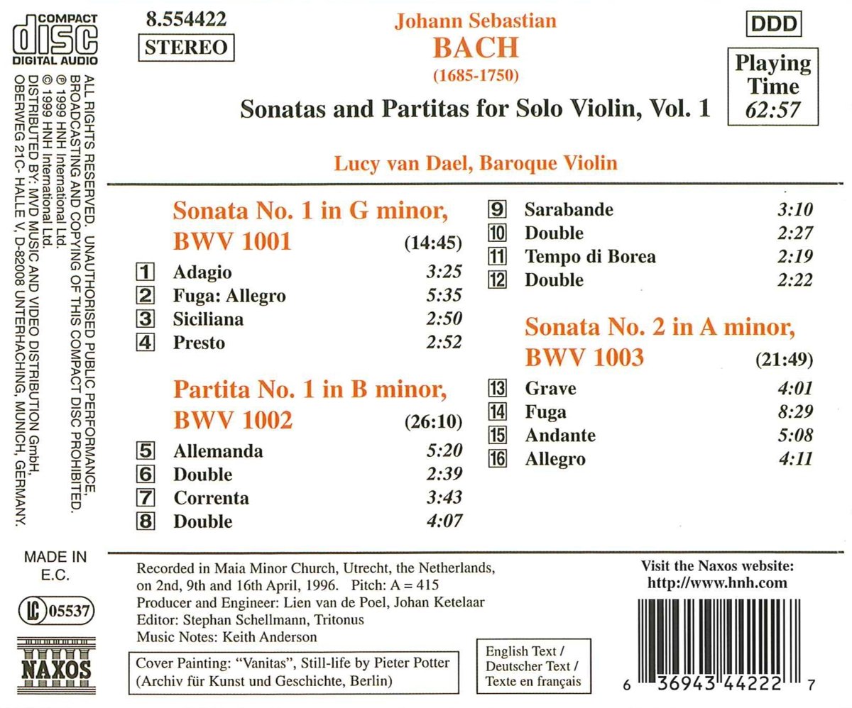 BACH: Violin Sonatas & Partitas vo - slide-1