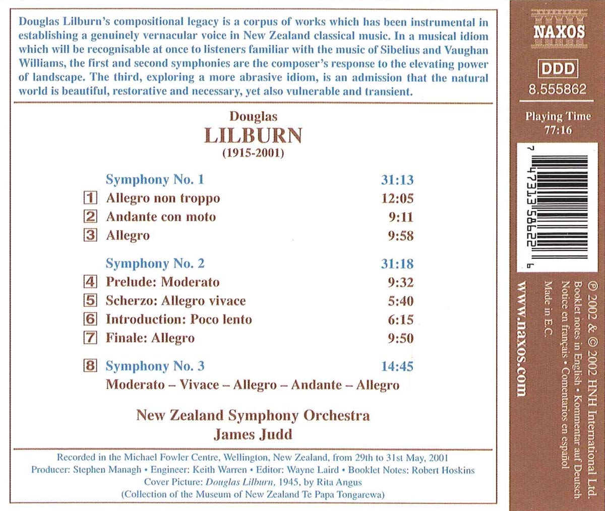 LILBURN: The Three Symphonies - slide-1