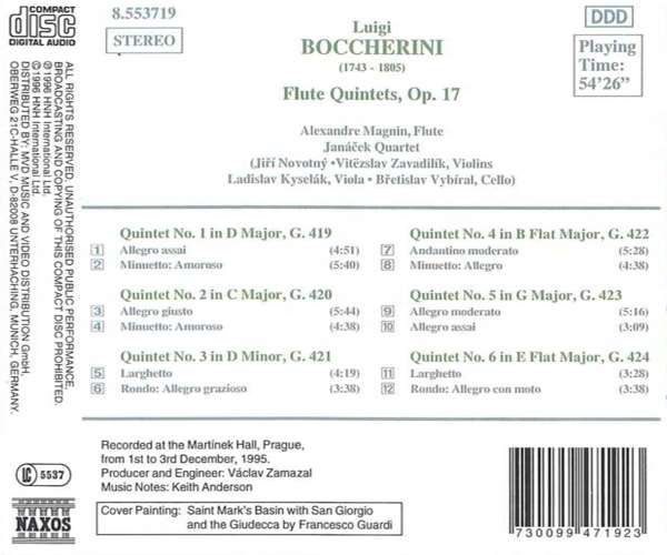 BOCCHERINI: Flute Quintet op.17 - slide-1