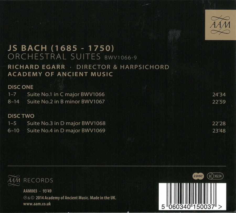 Bach: Orchestral Suites BWV1066-69 - slide-1