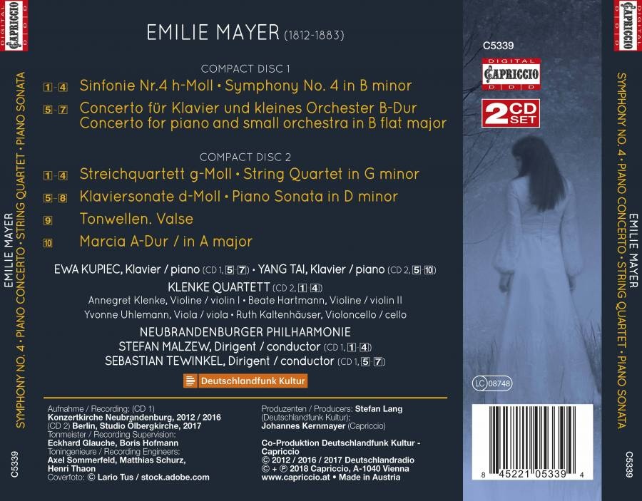 Mayer: Symphony No. 4; Piano Concerto; String Quartet - slide-1