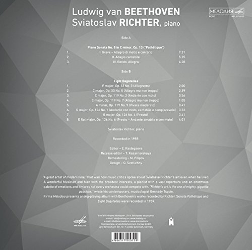 Beethoven: Piano Sonata No. 8 “Pathétique”; 8 Bagatelles (180g) - slide-1
