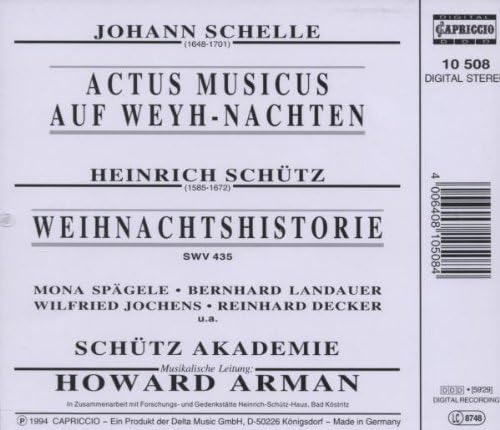 Schelle: Actus Musicus auf Weyh-Nachten - slide-1