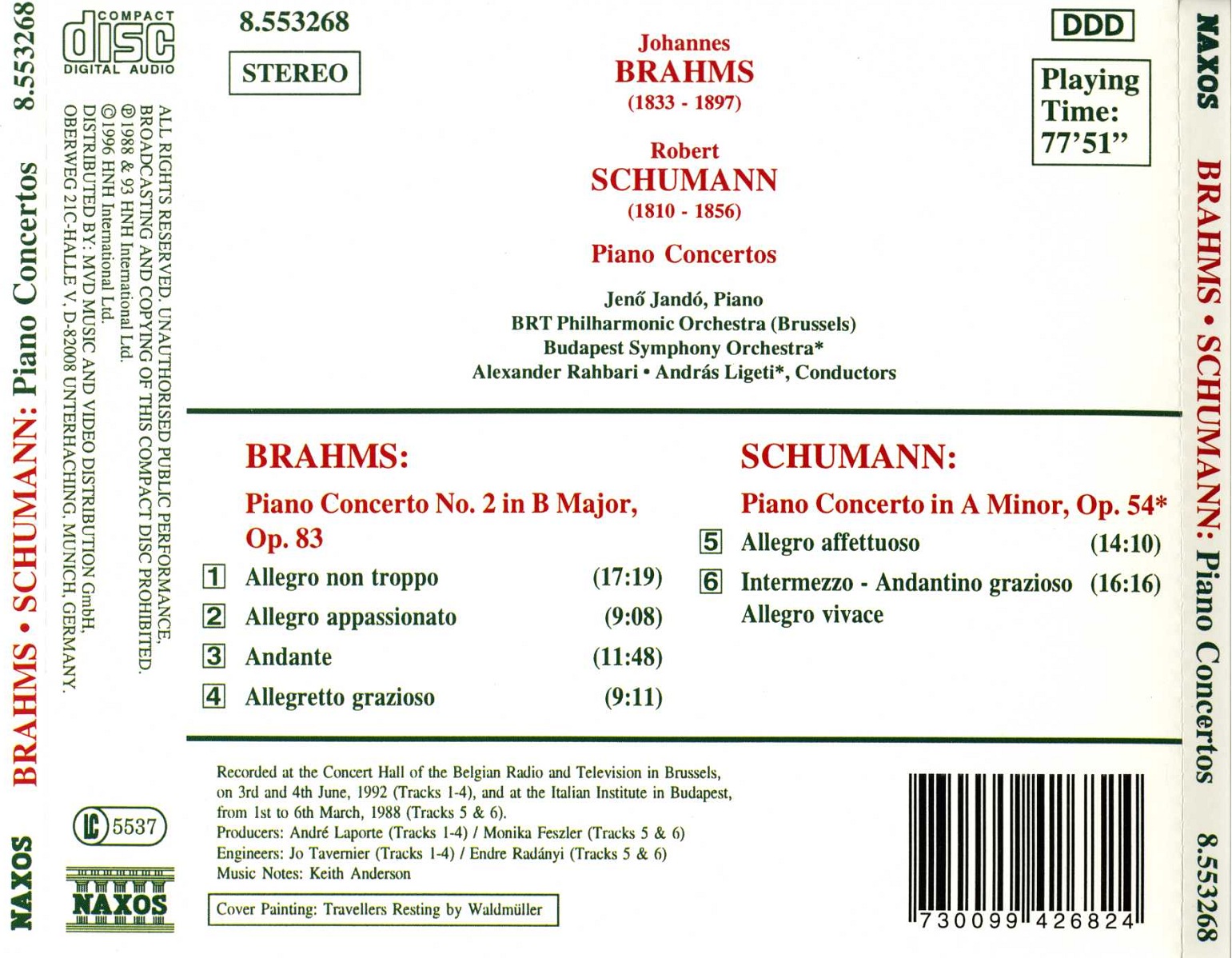 BRAHMS: Piano Concerto No. 2  /  SCHUMANN: Piano Concerto in A Minor - slide-1