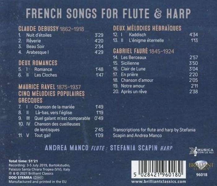 French Songs for Flute & Harp - slide-1