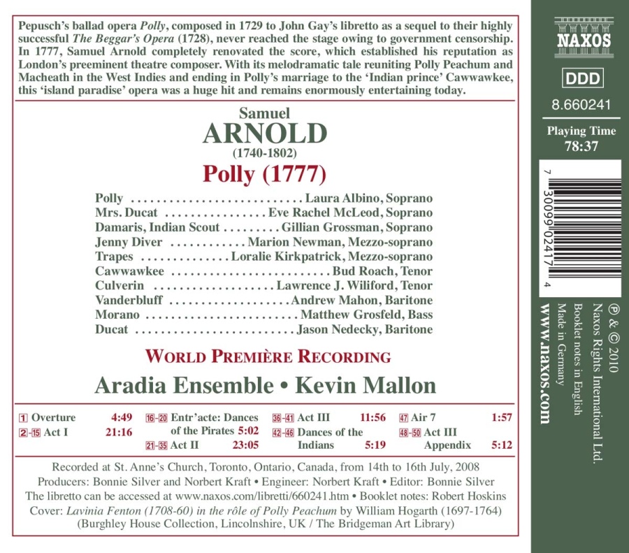 Arnold: Polly, opera (1729) - slide-1