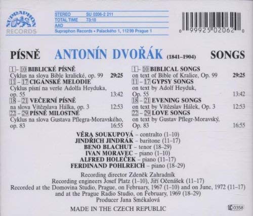 Dvorak: Gypsy Songs, Biblical Songs - slide-1