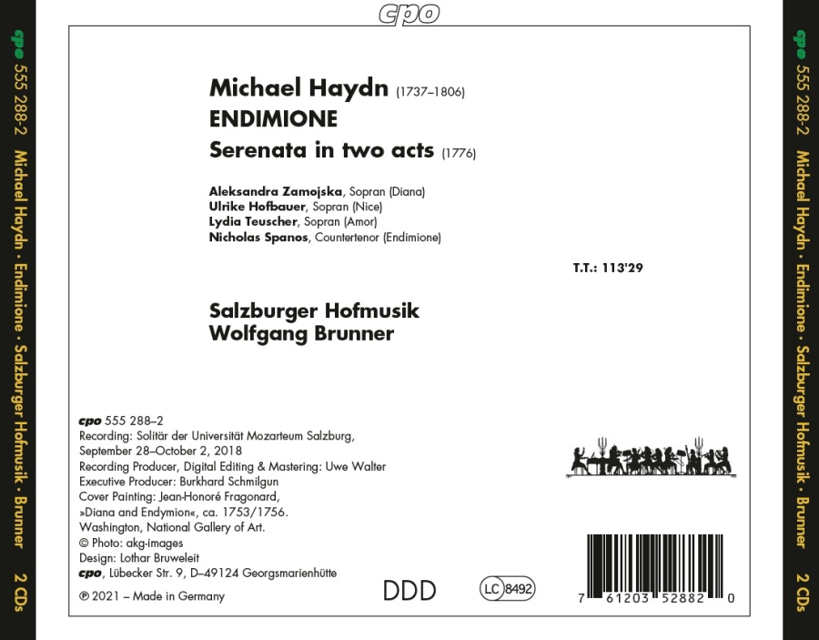 Michael Haydn: Endimione - slide-1