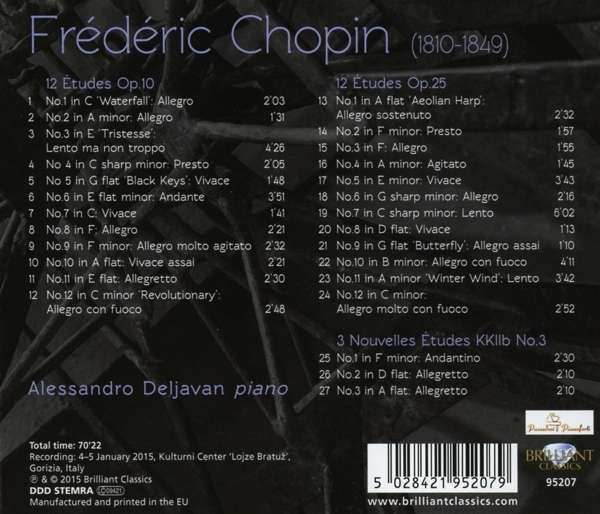 Chopin: Complete Etudes Op.10, Op. 25 - slide-1