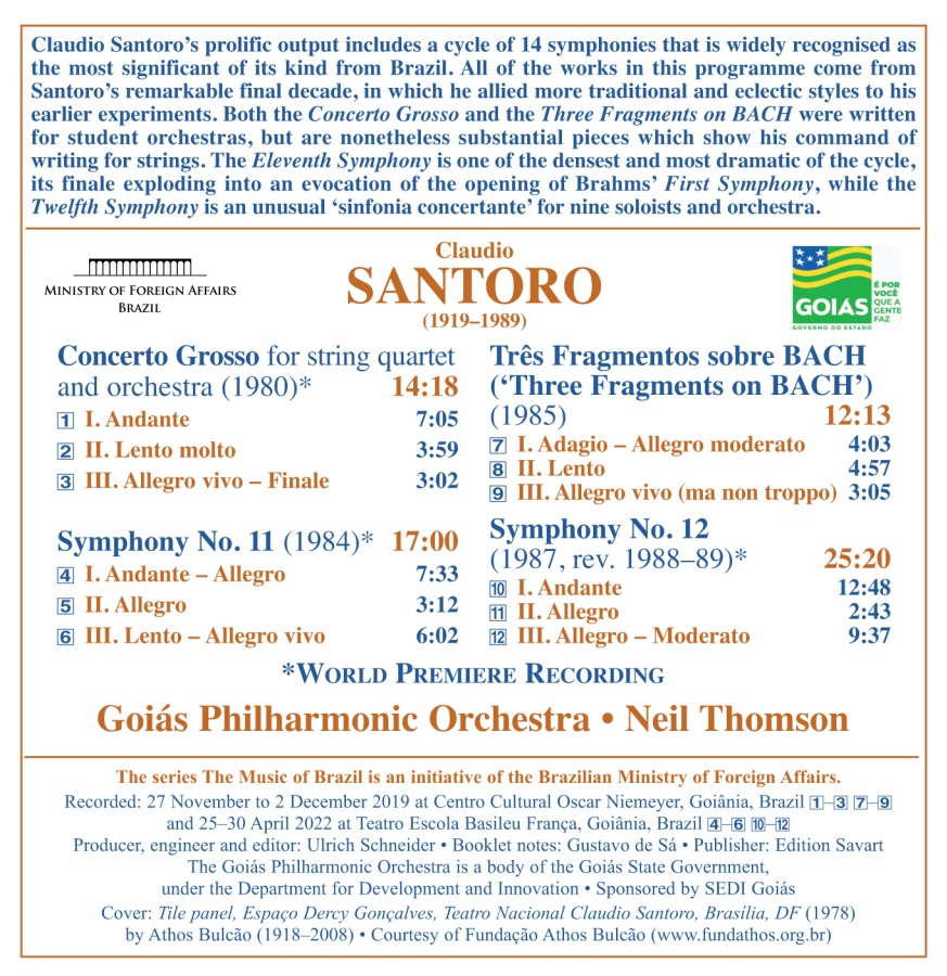 Santoro: Symphonies Nos. 11 & 12 - slide-1