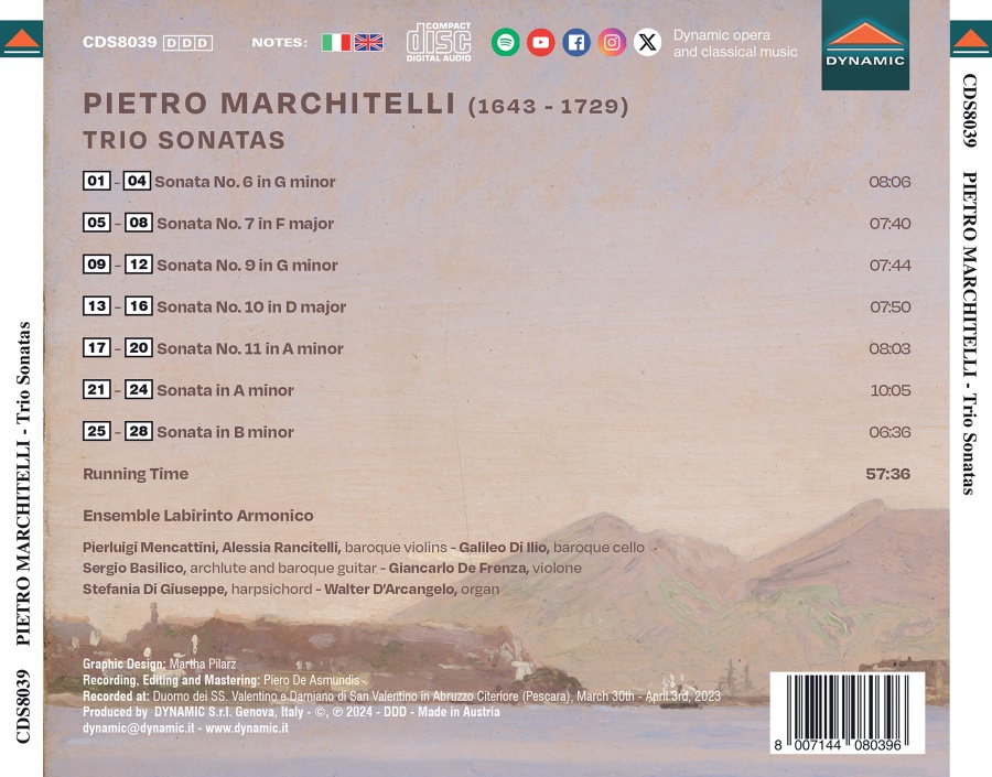 Marchitelli: Trio Sonatas - slide-1