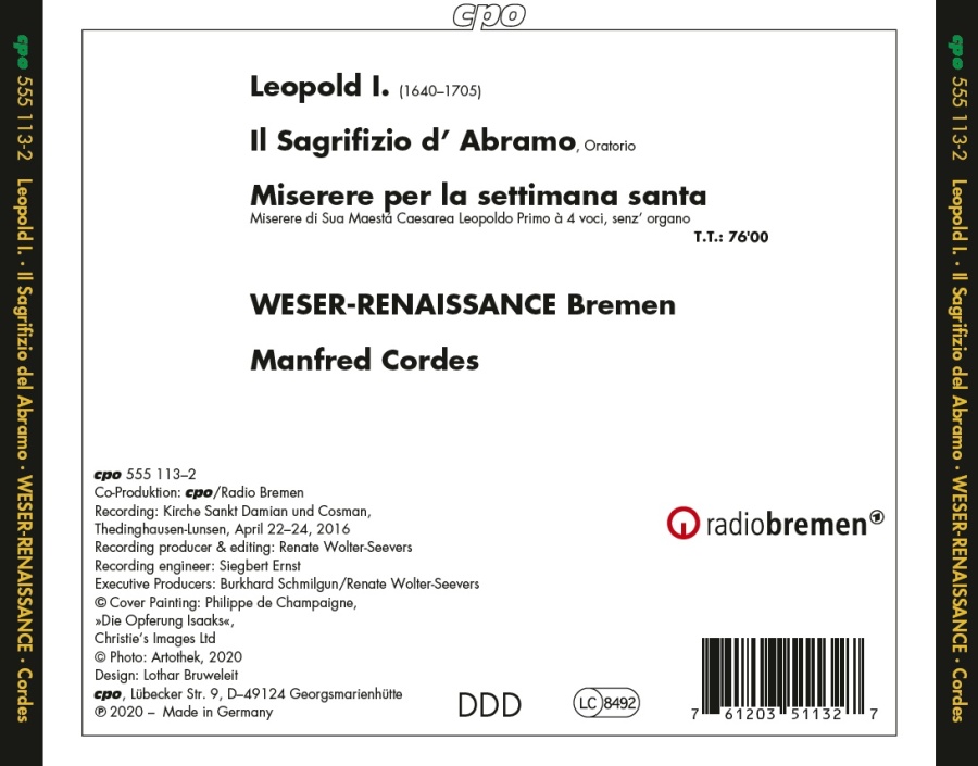 Leopold I: Il Sagrifizio d’Abramo; Miserere - slide-1