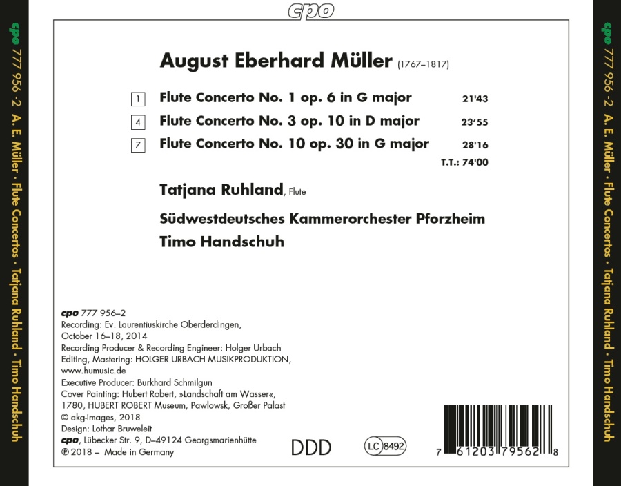Müller: Flute Concerto Nos. 1, 3 & 10 - slide-1