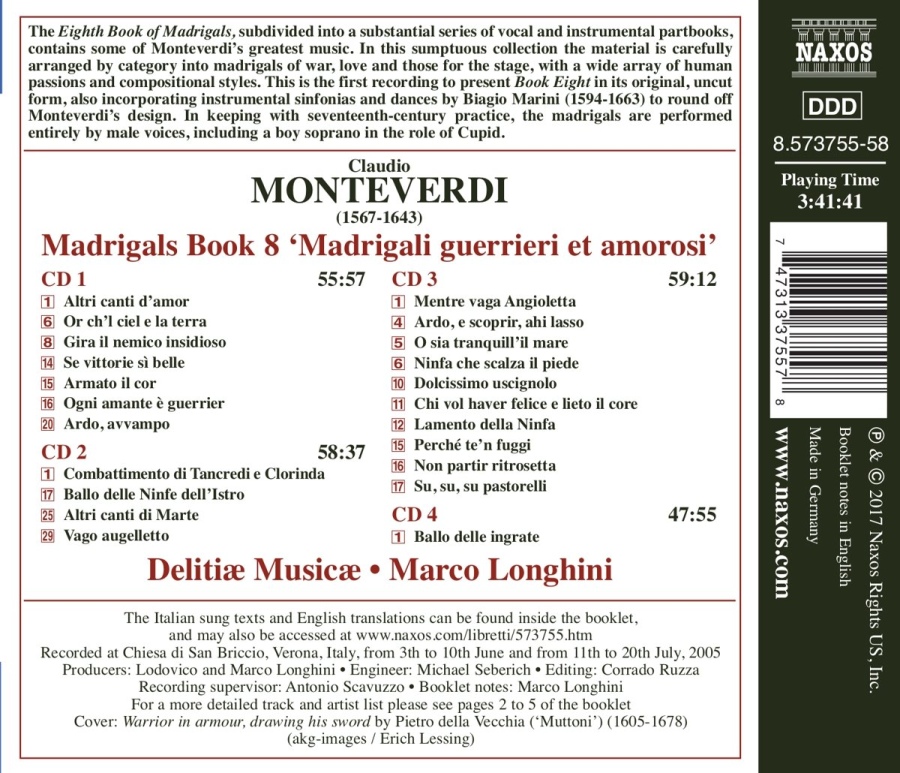 Monteverdi: Madrigals Book 8 "Madrigali guerrieri e amorosi" - slide-1