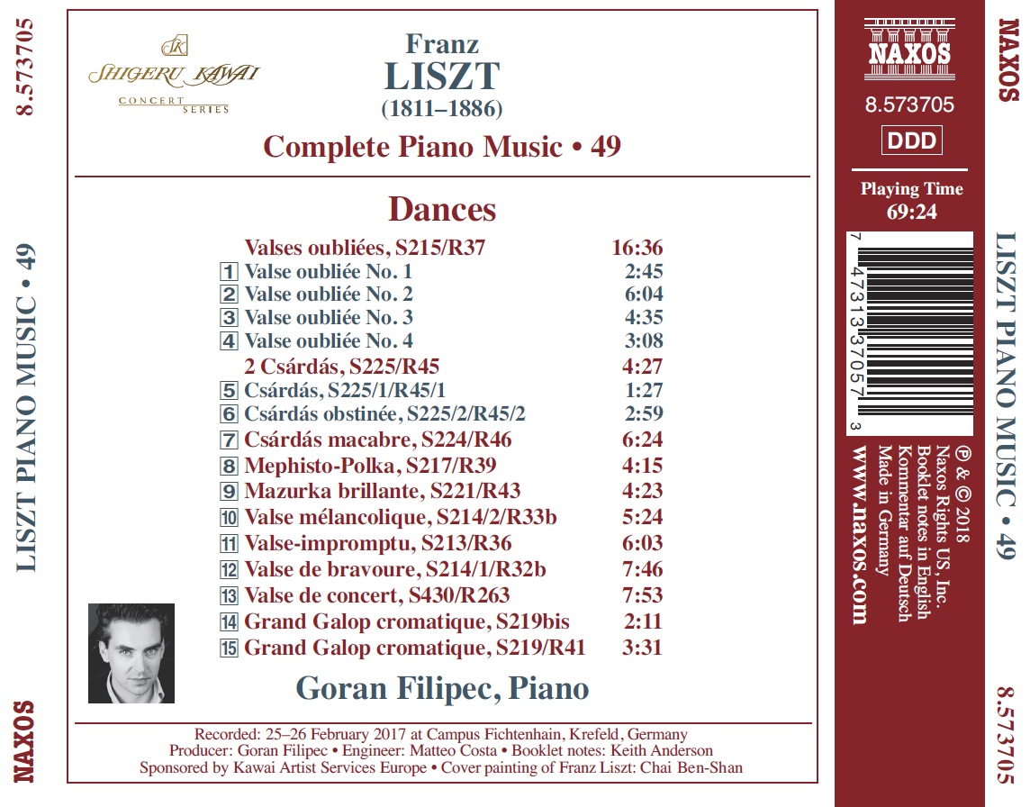 Liszt: Complete Piano Music Vol. 49 - Dances - slide-1
