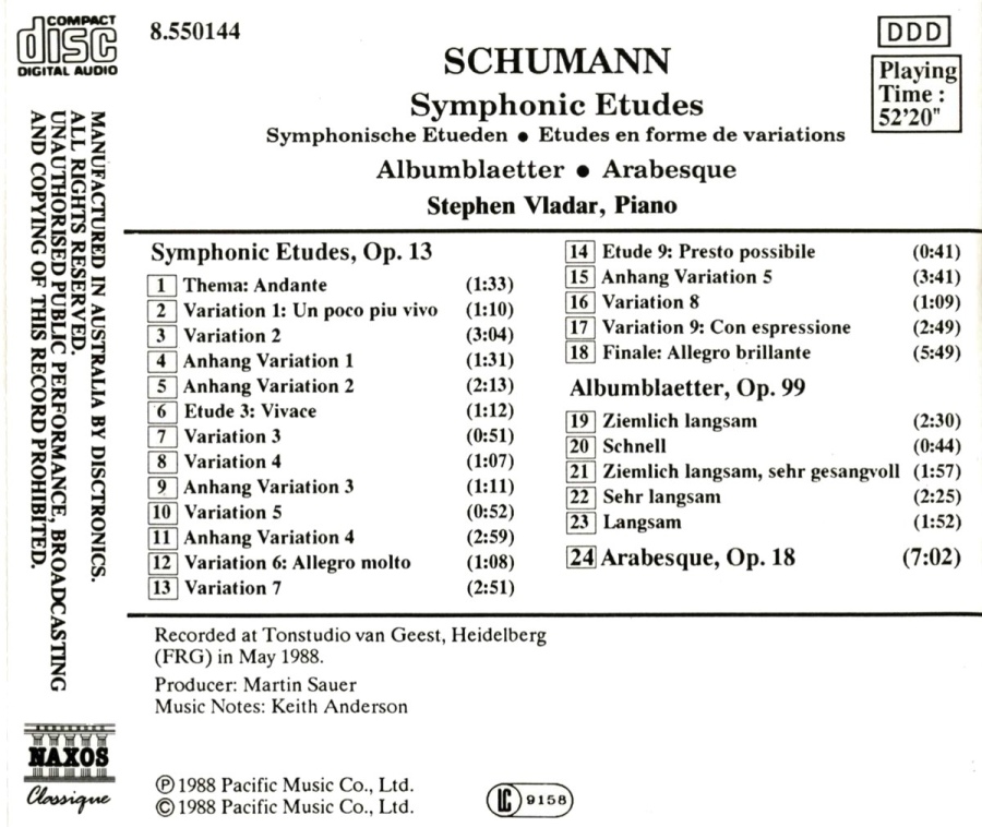 Schumann: Symphonic Etudes - slide-1