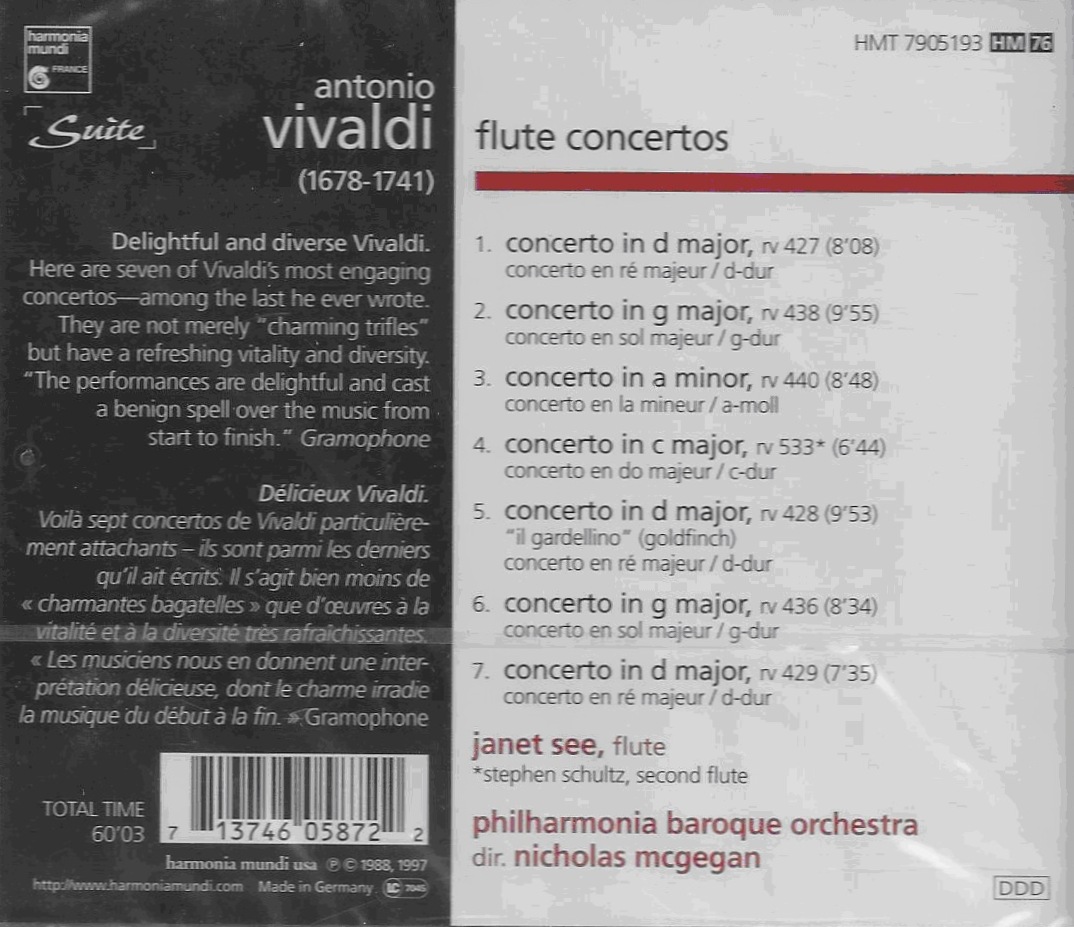 Vivaldi: Flute concertos - slide-1