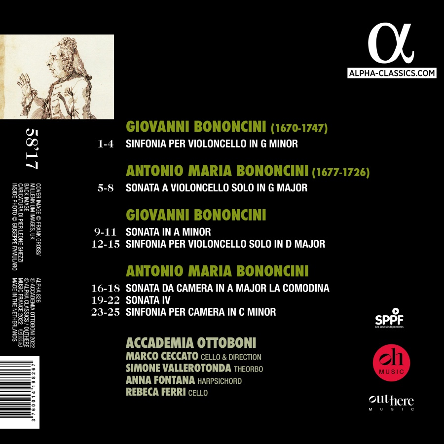 Bononcini: Cello Sonatas - slide-1
