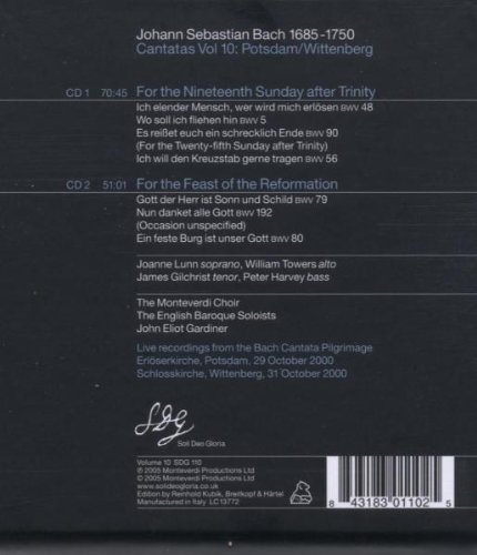 Bach J.S; Cantatas Vol. 10 / Gardiner - slide-1