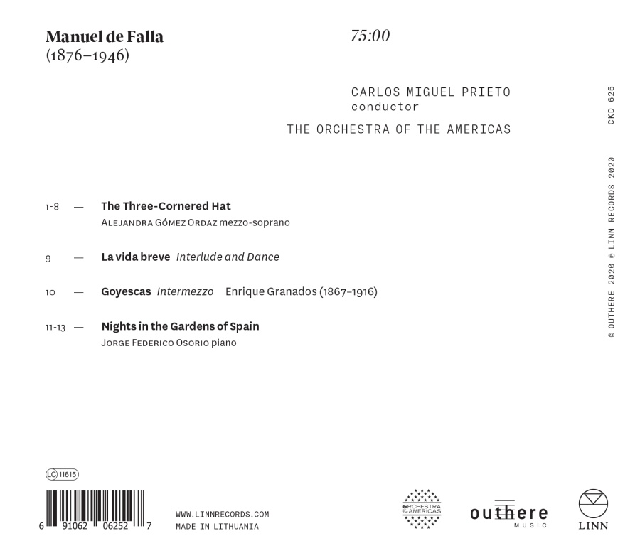 Falla: The Three-Cornered Hat; Nights in the Gardens of Spain - slide-1