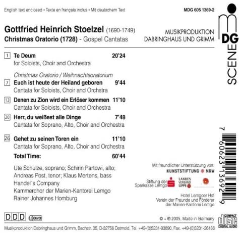 Stolzel: Christmas oratorio vol. 2 - slide-1