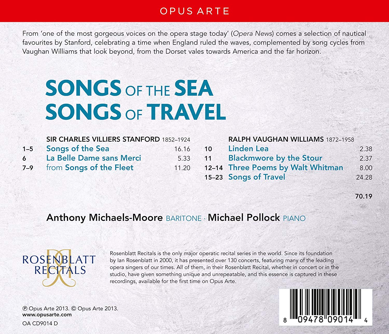 Songs of the Sea, Songs of Travel - slide-1