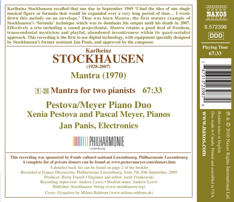Stockhausen: Mantra - slide-1
