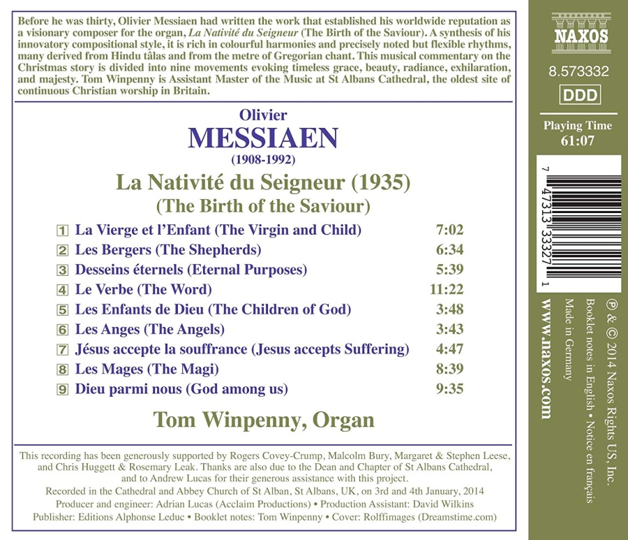 Messiaen: La Nativité du Seigneur - slide-1