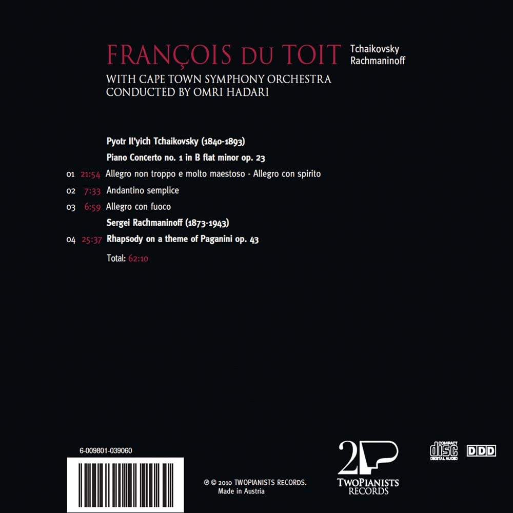 Tchaikovsky/Rachmaniov: Piano Concertos - slide-1
